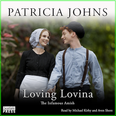 Loving Lovina – omslag til lydbogen af Patricia Johns