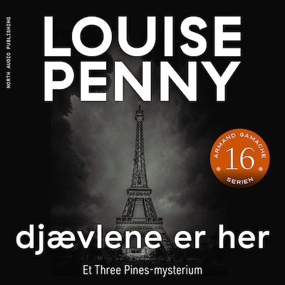 Djævlene er her – omslag til lydbogen af Louise Penny