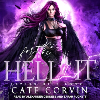 For the Hell of It – omslag til lydbogen af Cate Corvin