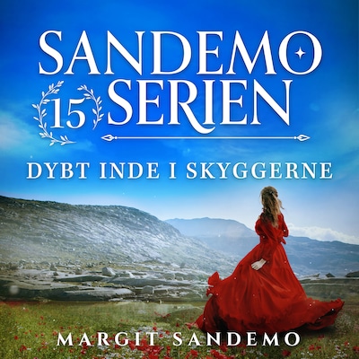 Sandemoserien 15 - Dybt inde i skyggerne – omslag til lydbogen af Margit Sandemo