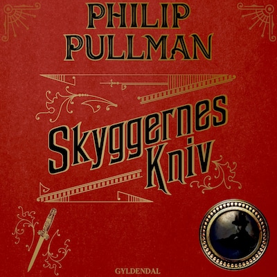 Skyggernes kniv – omslag til lydbogen af Philip Pullman