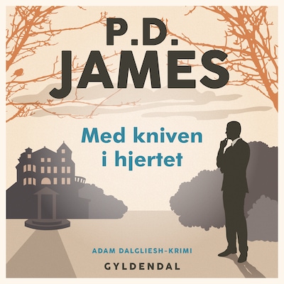 Med kniven i hjertet – omslag til lydbogen af P.D. James