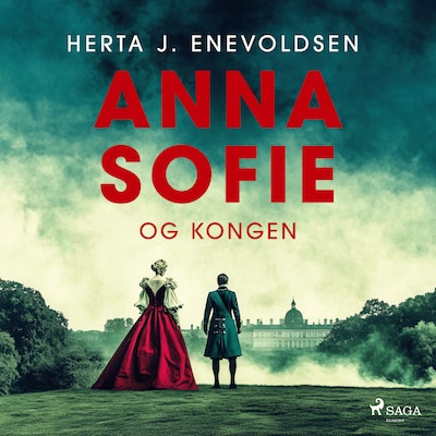 Anna Sofie og kongen – omslag til lydbogen af Herta J. Enevoldsen