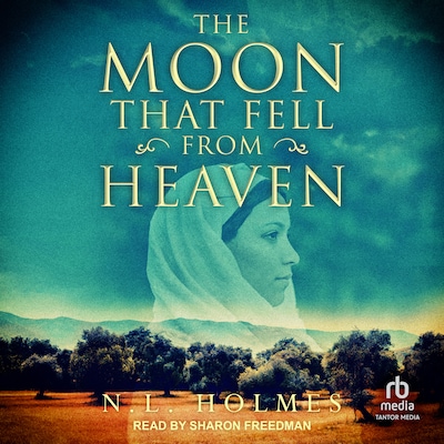 The Moon That Fell From Heaven – omslag til lydbogen af N.L. Holmes