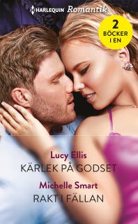 Kärlek på godset / Rakt i fällan – omslag till ljudboken av Lucy Ellis,Michelle Smart