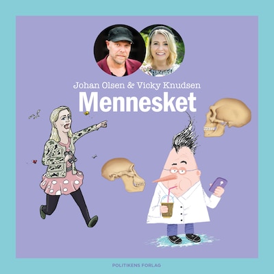 Mennesket - Læs selv-serie – omslag til lydbogen af Johan Olsen, Vicky Knudsen