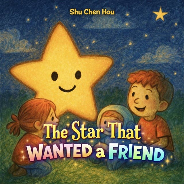 The Star That Wanted a Friend: A Heartwarming Story About Friendship, Belonging, and Kindness – omslag til lydbogen af Shu Chen Hou