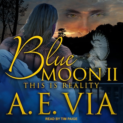 Blue Moon II – omslag til lydbogen af A.E. Via