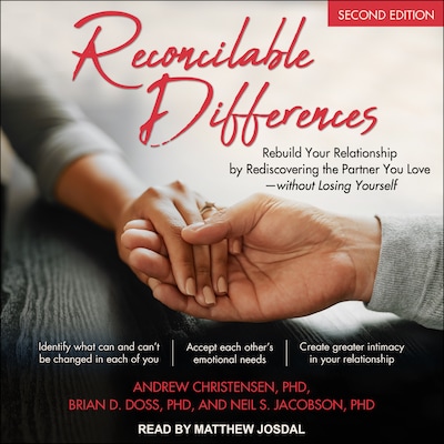 Reconcilable Differences, Second Edition – omslag til lydbogen af Andrew Christensen, PhD, Brian D. Doss, PhD, Neil S. Jacobson, PhD