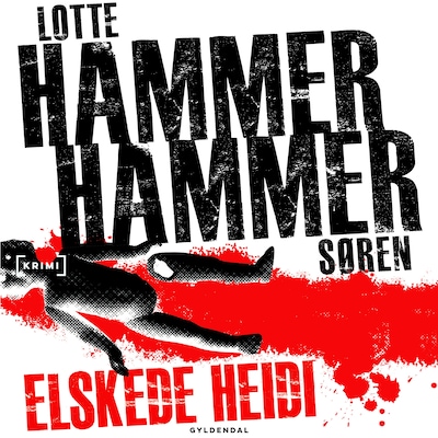 Elskede Heidi – omslag til lydbogen af Lotte og Søren Hammer