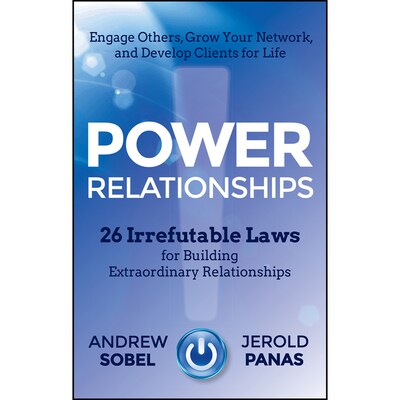 Power Relationships – omslag til lydbogen af Jerold Panas, Andrew Sobel