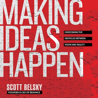 Making Ideas Happen – omslag til lydbogen af Scott Belsky
