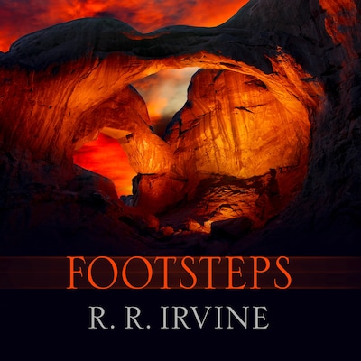 Footsteps – omslag til lydbogen af Robert R. Irvine
