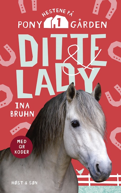 Ditte & Lady – omslag til lydbogen af Ina Bruhn