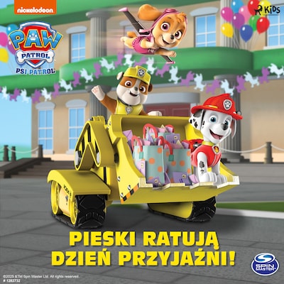 Psi Patrol: Pieski ratują Dzień Przyjaźni! – okładka audiobooka, autor PAW Patrol