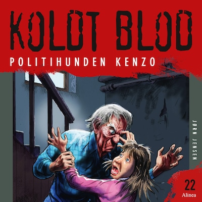 Politihunden Kenzo – omslag til lydbogen af Jørn Jensen