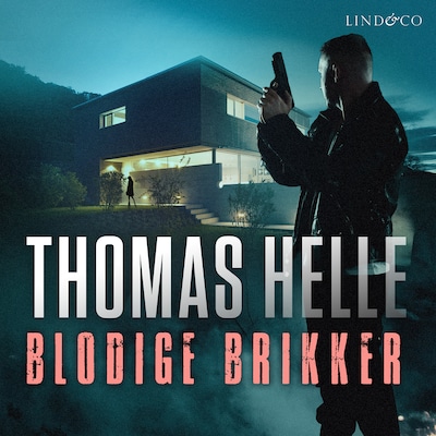 Blodige brikker – omslag til lydbogen af Thomas Helle