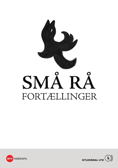 Små rå fortællinger – omslag til lydbogen af Jens Arentzen