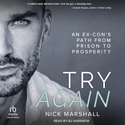 Try Again – omslag til lydbogen af Nick Marshall