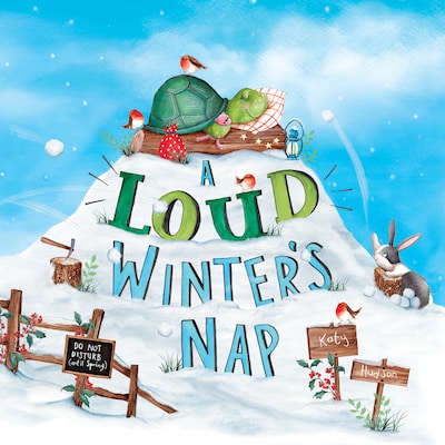 A Loud Winter's Nap – omslag til lydbogen af Katy Hudson