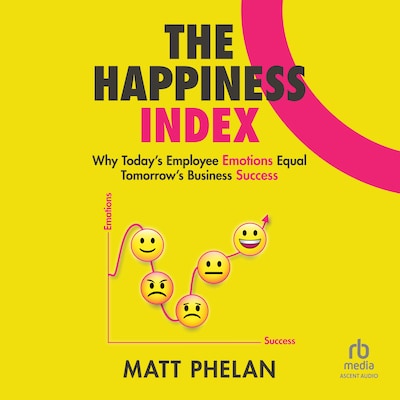 The Happiness Index – omslag til lydbogen af Matt Phelan