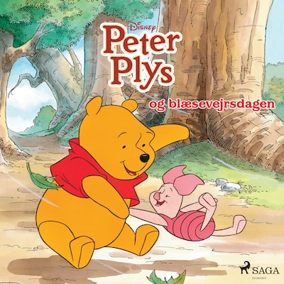 Peter Plys og blæsevejrsdagen – omslag til lydbogen af Disney