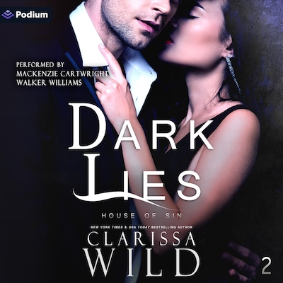 Dark Lies – omslag til lydbogen af Clarissa Wild