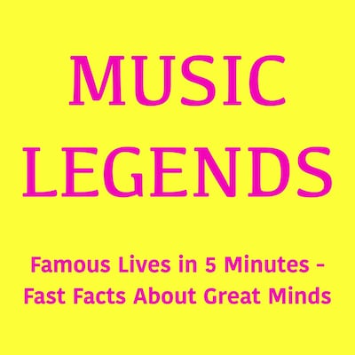 Music Legends – omslag til lydbogen af 5 Minutes, 5 Minute Biographies, George Fritsche