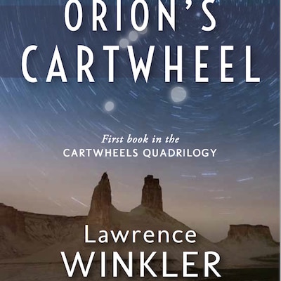 Orion’s Cartwheel – omslag til lydbogen af Lawrence Winkler