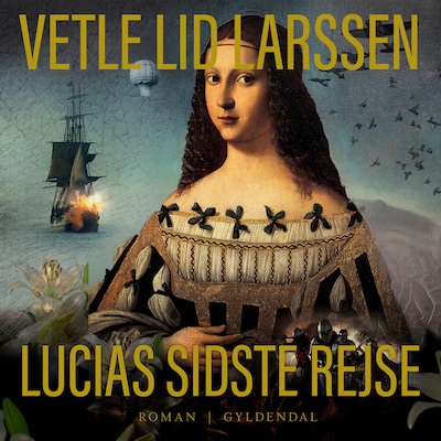 Lucias sidste rejse – omslag til lydbogen af Vetle Lid Larssen