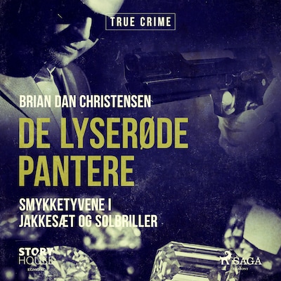 De lyserøde pantere - Smykketyvene i jakkesæt og solbriller – omslag til lydbogen af Brian Dan Christensen