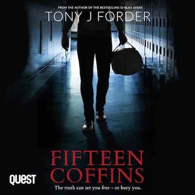 Fifteen Coffins – omslag til lydbogen af Tony J. Forder