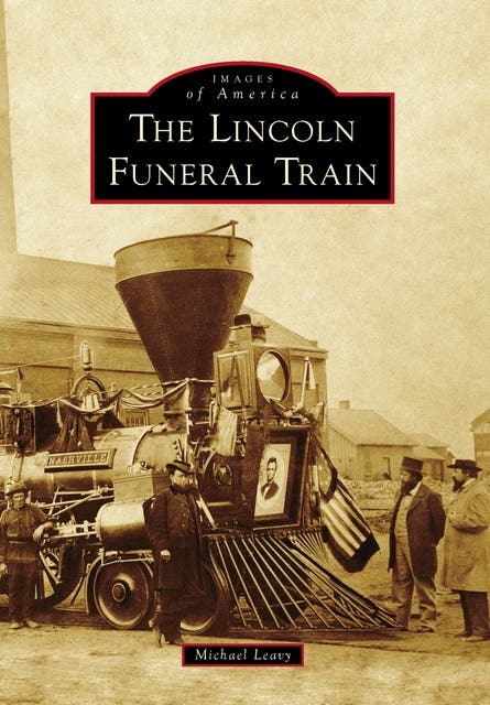 Lincoln Funeral Train, The – omslag til lydbogen af Michael Leavy