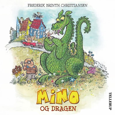 Mino & dragen – omslag til lydbogen af Frederik Brinth Christiansen