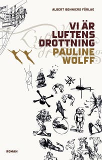 Vi är Luftens Drottning – omslag till ljudboken av Pauline Wolff