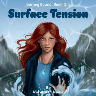 Surface Tension – omslag till ljudboken av Natalia C Howe