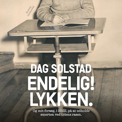 Endelig! Lykken – omslag til lydbogen af Dag Solstad