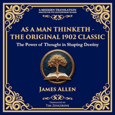 As a Man Thinketh - The Original 1902 Classic – omslag til lydbogen af James Allen, Tim Zengerink