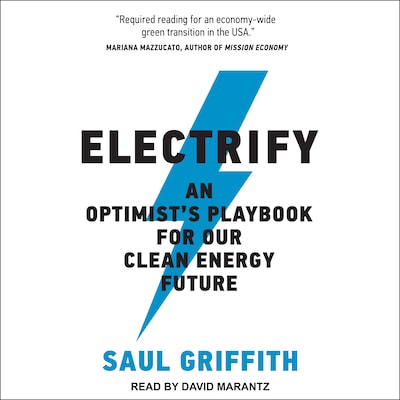 Electrify – omslag til lydbogen af Saul Griffith