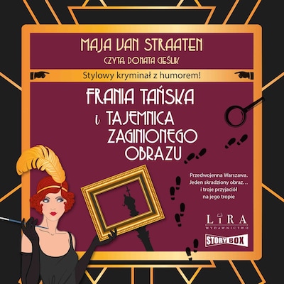 Frania Tańska i tajemnica zaginionego obrazu – okładka audiobooka, autor Maja Straaten