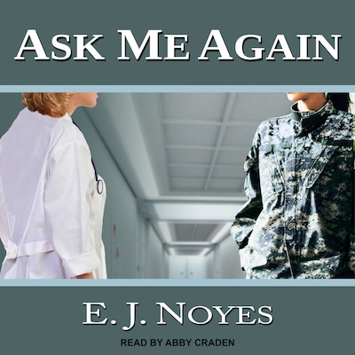 Ask Me Again – omslag til lydbogen af E.J. Noyes