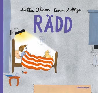 Rädd – omslag till ljudboken av Emma Adbåge,Lotta Olsson