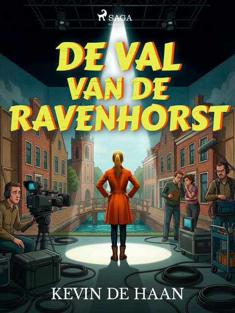 De val van de Ravenhorst – omslag van het luisterboek van Kevin de Haan