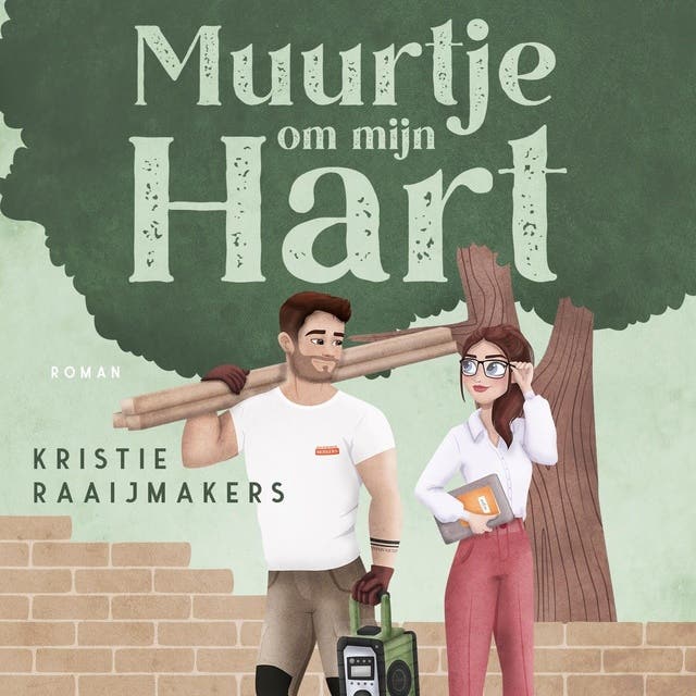 Muurtje om mijn hart – omslag van het luisterboek van Kristie Raaijmakers