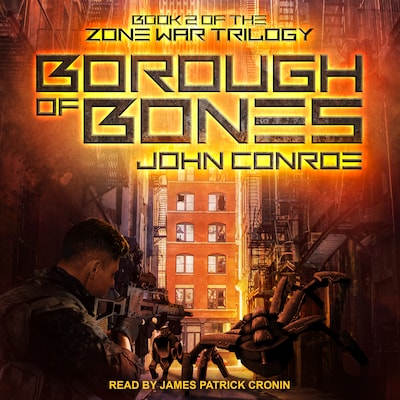 Borough of Bones – omslag til lydbogen af John Conroe