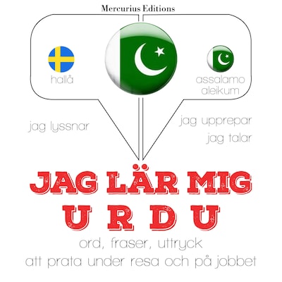 Jag lär mig Urdu – omslag till ljudboken av JM Gardner