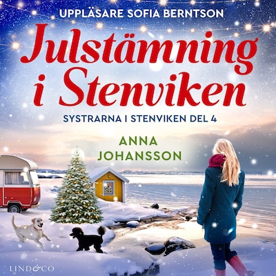 Julstämning i Stenviken – omslag till ljudboken av Anna Johansson