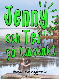 Jenny och Tej på tjuvjakt – omslag till ljudboken av Eva Berggren