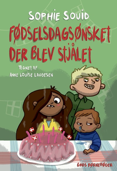Fødselsdagsønsket, der blev stjålet – omslag til lydbogen af Sophie Souid