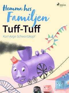 Hemma hos familjen Tuff-Tuff – omslag till ljudboken av Karl-Aage Schwartzkopf